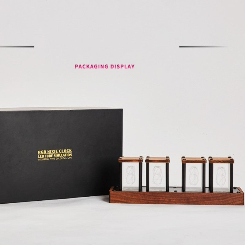 Alarm Clock Desktop Be Nixie Tube Clock Assembly-free