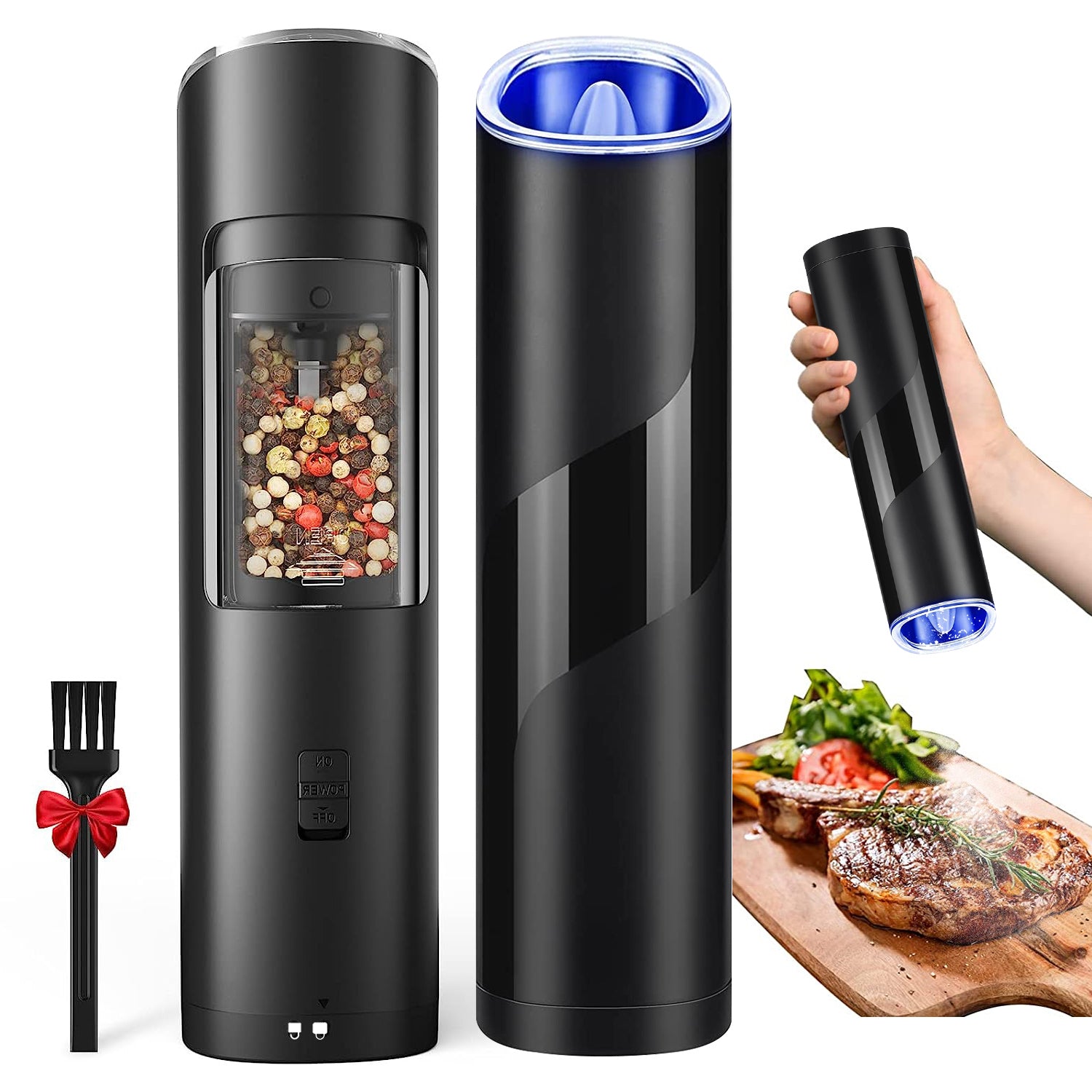 Automatic Electric Salt and Pepper Grinder