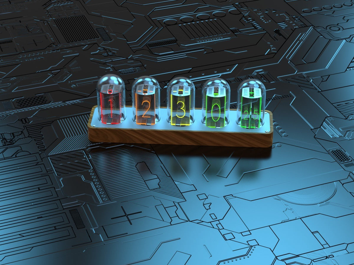 Alarm Clock Desktop Be Nixie Tube Clock Assembly-free