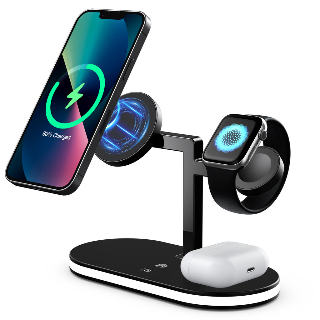 Magnetic Wireless Charger Small Night Lamp Function Three-in-One