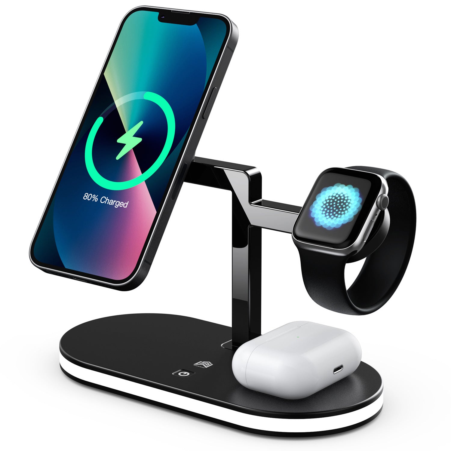 Magnetic Wireless Charger Small Night Lamp Function Three-in-One