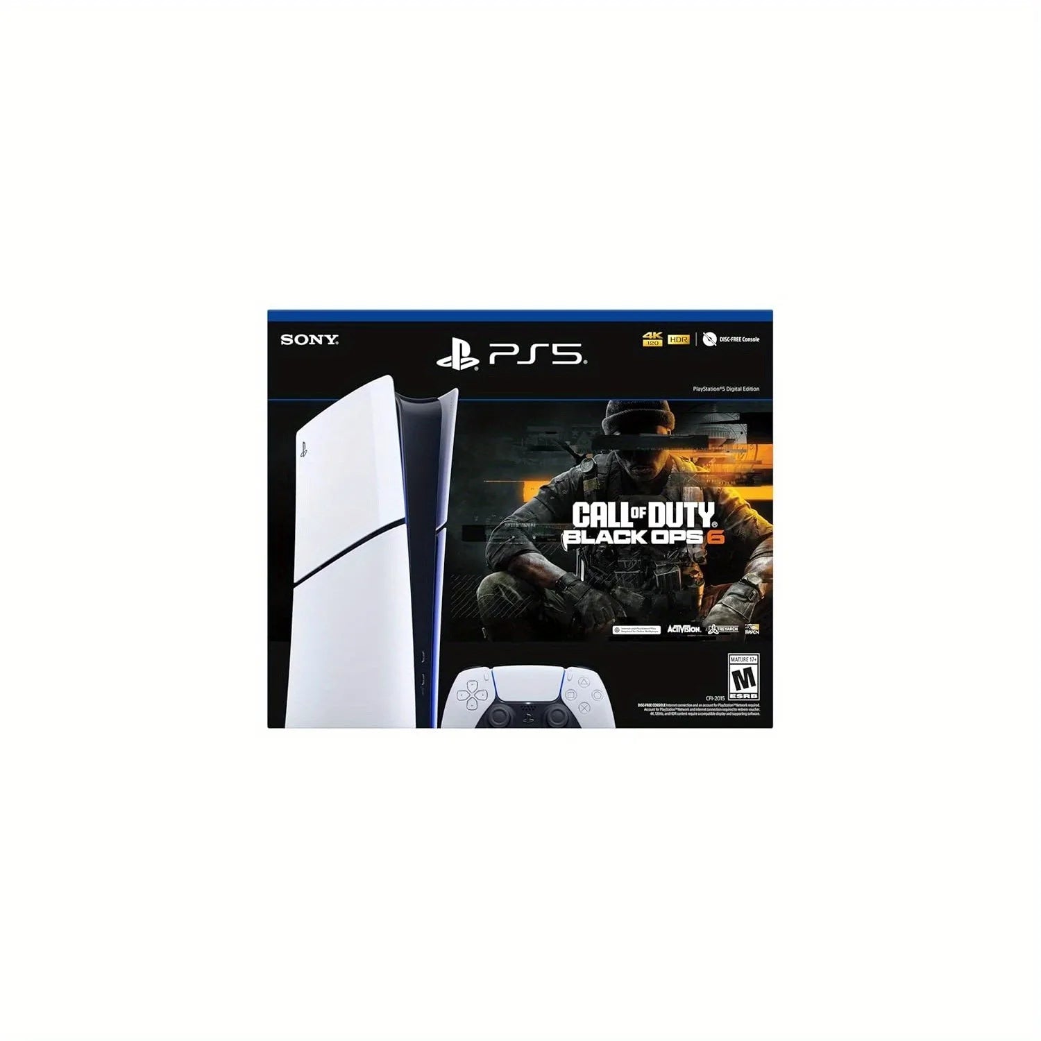 Playstation 5 Digital Edition – Call of Duty: Black Ops 6 Bundle (model group – slim)