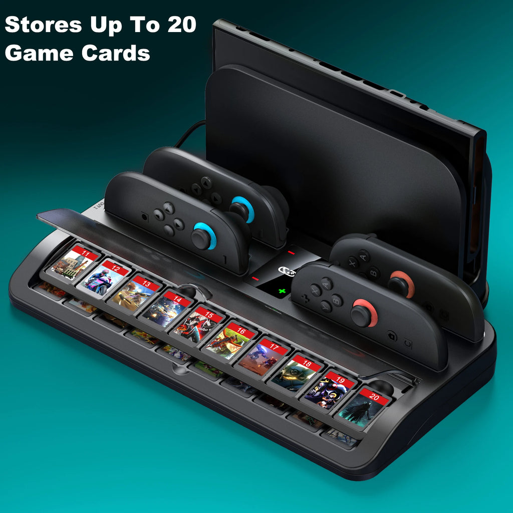 4 Controller Charge Dock for Switch2 and Storage Host