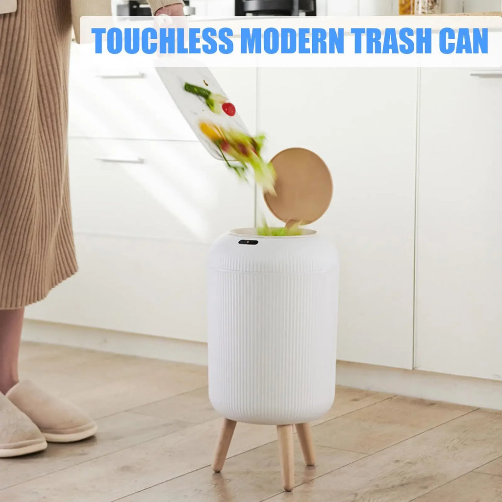 Automatic Small Trash Can with Lid