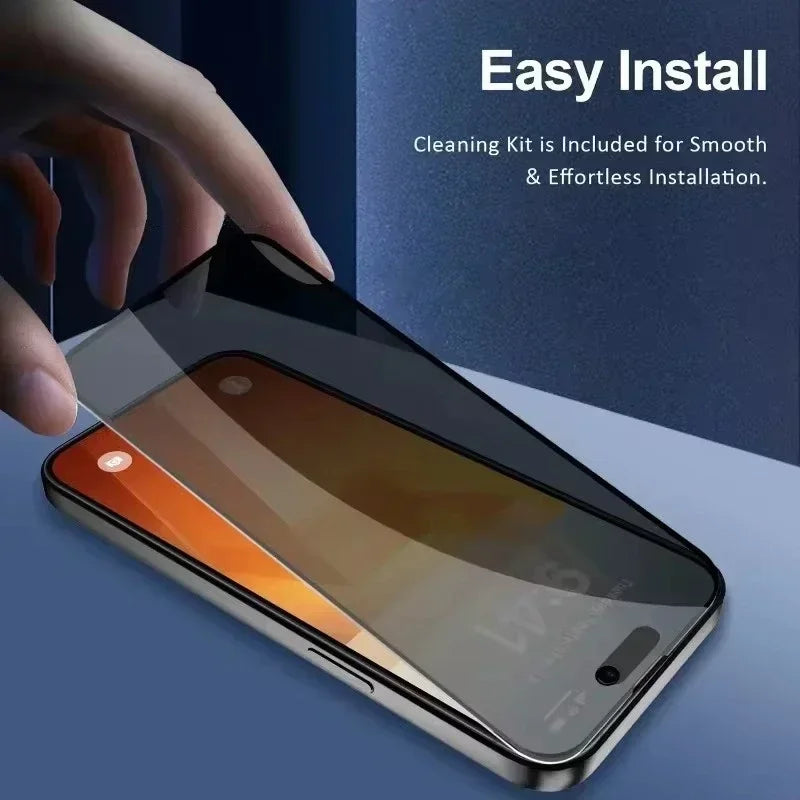 Privacy Screen Protector for iPhone 17-11 - 5 Pack Anti-Spy Glass