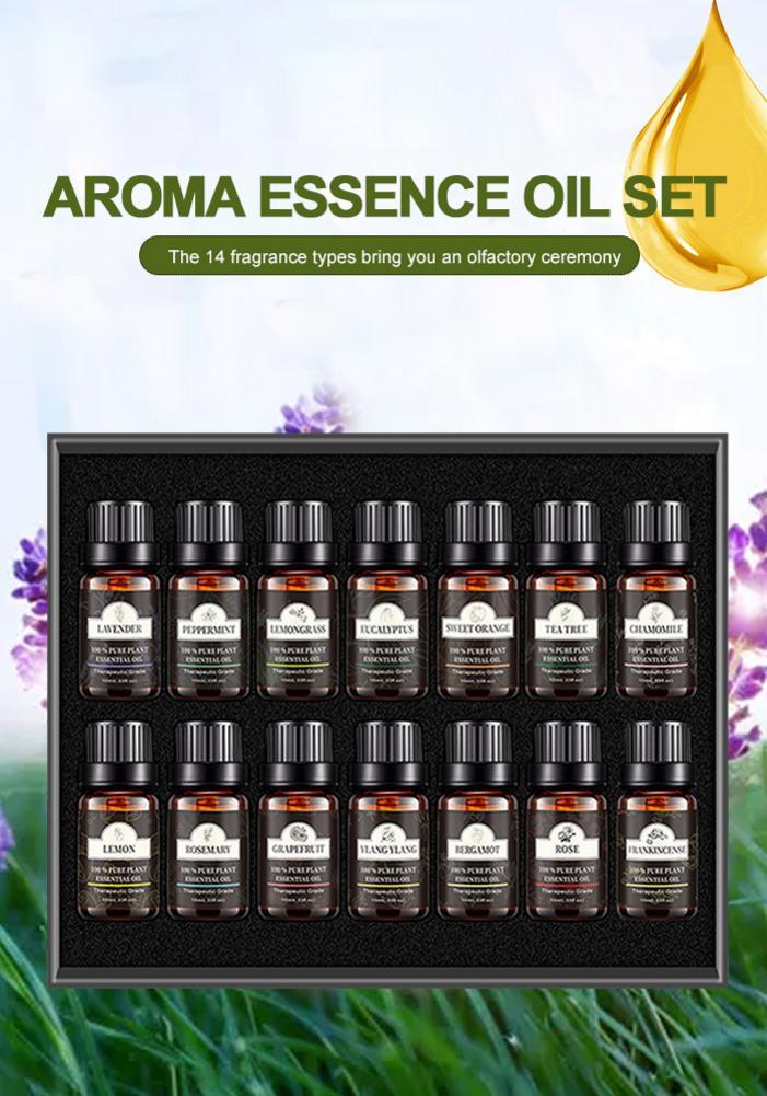 Premium Essential Oil Set Plant Aroma.